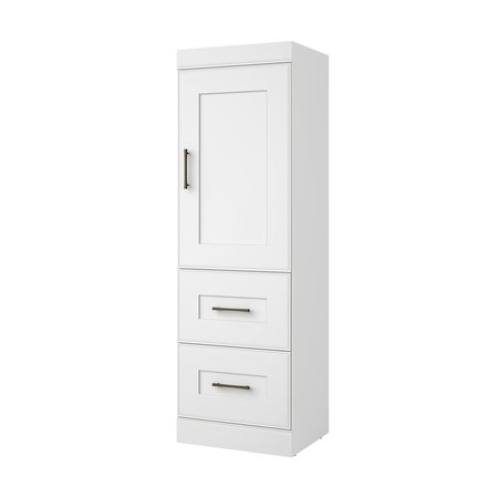 Bestar Edge 25W Wardrobe with 2 Drawers, White 70164-17